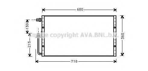 PRASCO UV5096 Condenser, air conditioning
